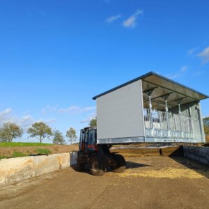 Uitgezoomd (DE) - Topcalf Quattro Easy-clean XXL Topcalf Kälberhütte