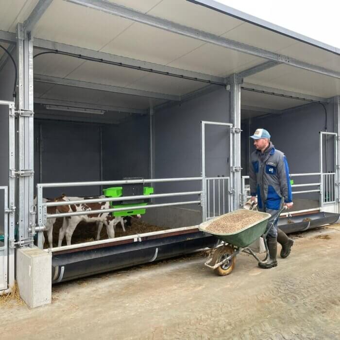 „Das möchten wir nicht mehr anders“ – Die Brüder Trompert über ihren neuen Kälberstall